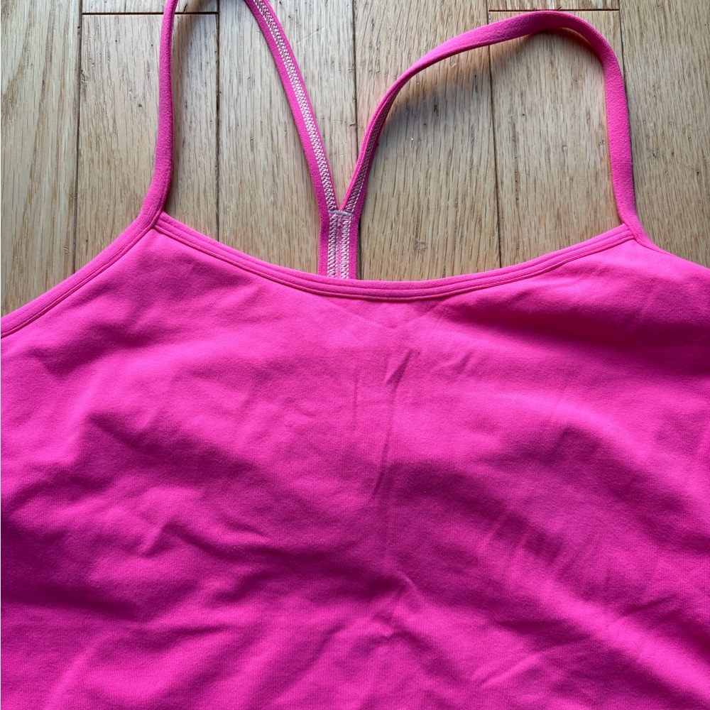 Lululemon Pink Women's Racerback Tank Top - Picture 2 of 7